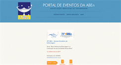 Desktop Screenshot of abeneventos.com.br