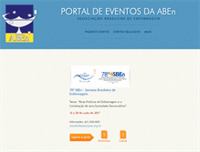 Tablet Screenshot of abeneventos.com.br